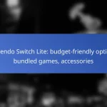 Nintendo Switch Lite: budget-friendly options, bundled games, accessories
