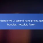 Nintendo Wii U: second-hand prices, game bundles, nostalgia factor