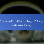 PlayStation 4 Pro: 4K upscaling, HDR support, extensive library